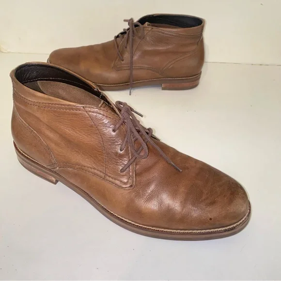 Cole Haan distressed leather chukka boots Cole Haan Chukka Desert Boots Mens Size 9.5 Brown Distressed  main image 4